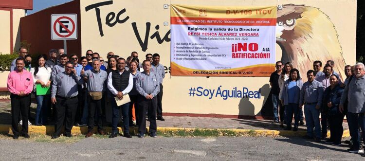Se manifiestan en el Tecnológico de Victoria, piden cambio de directivos