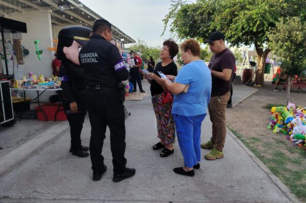 Implementa Guardia Estatal de Género operativo “Ruta Segura” e instala módulo preventivo en Nuevo Laredo