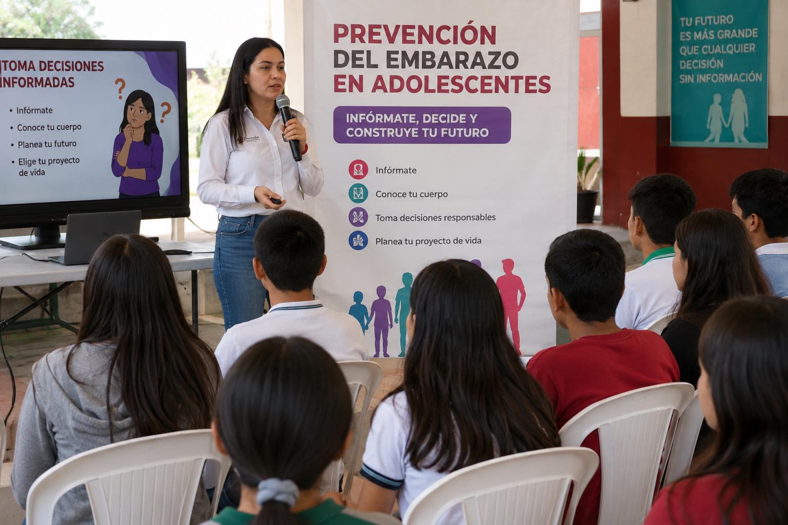 Refuerza Gobierno acciones contra el embarazo adolescente