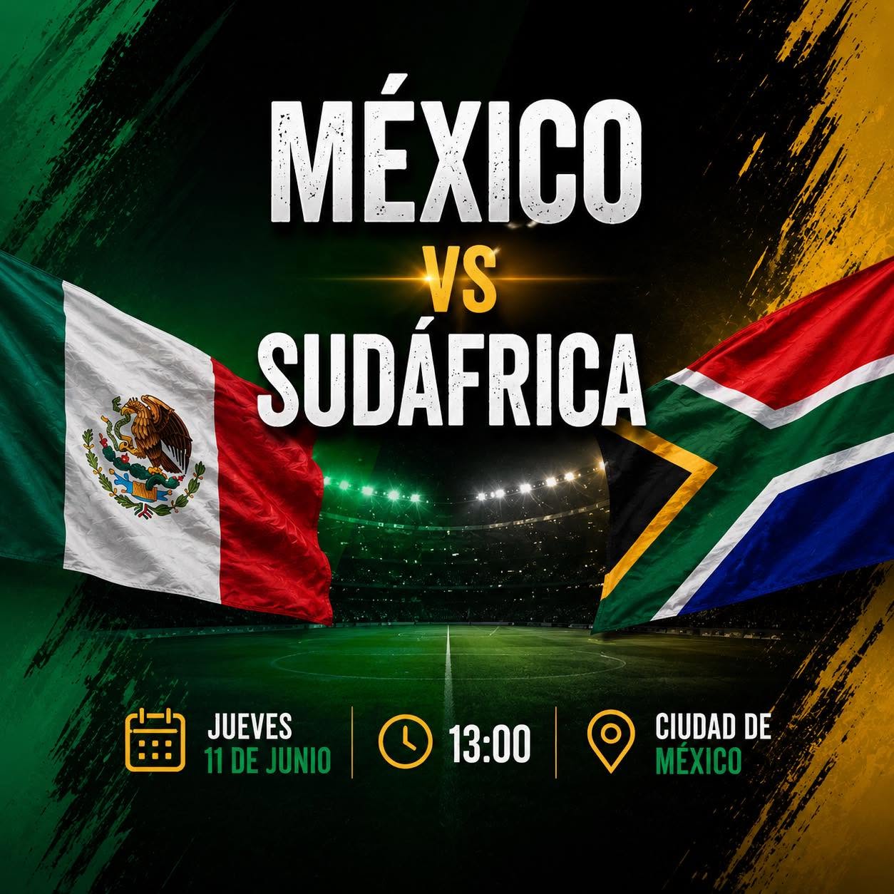 Suspenden clases para que estudiantes vean el México-Sudáfrica.