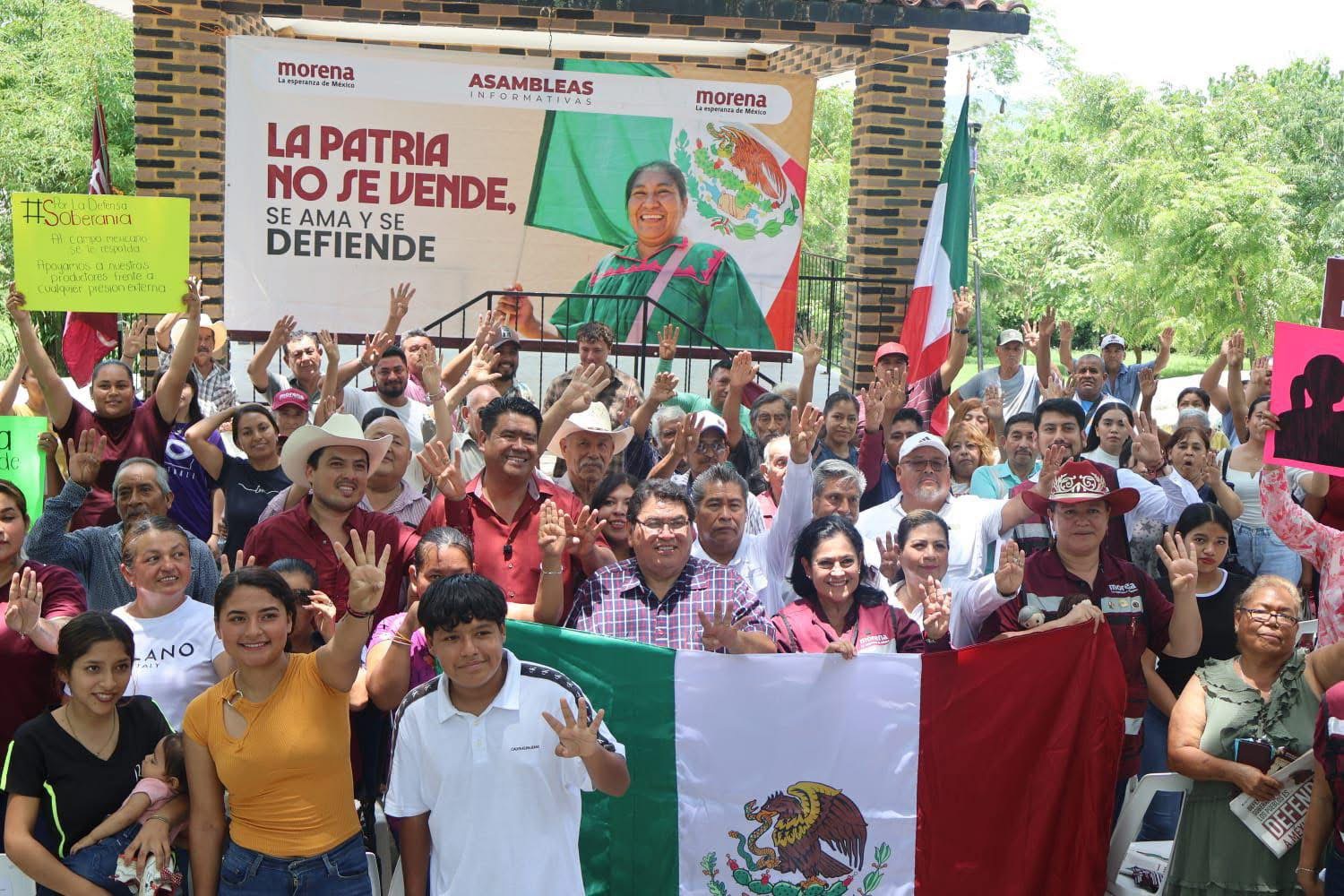 “La patria se defiende con el pueblo”: Morena Tamaulipas