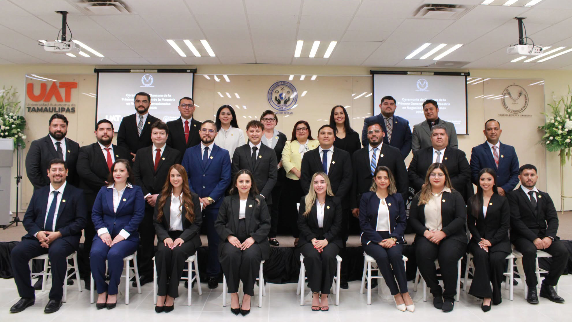 Entrega la UAT la primera generación de la Maestría en Negocios Internacionales en Río Bravo