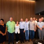 Se reúne Olga Sosa con representantes del sector camaronero del sur de Tamaulipas.