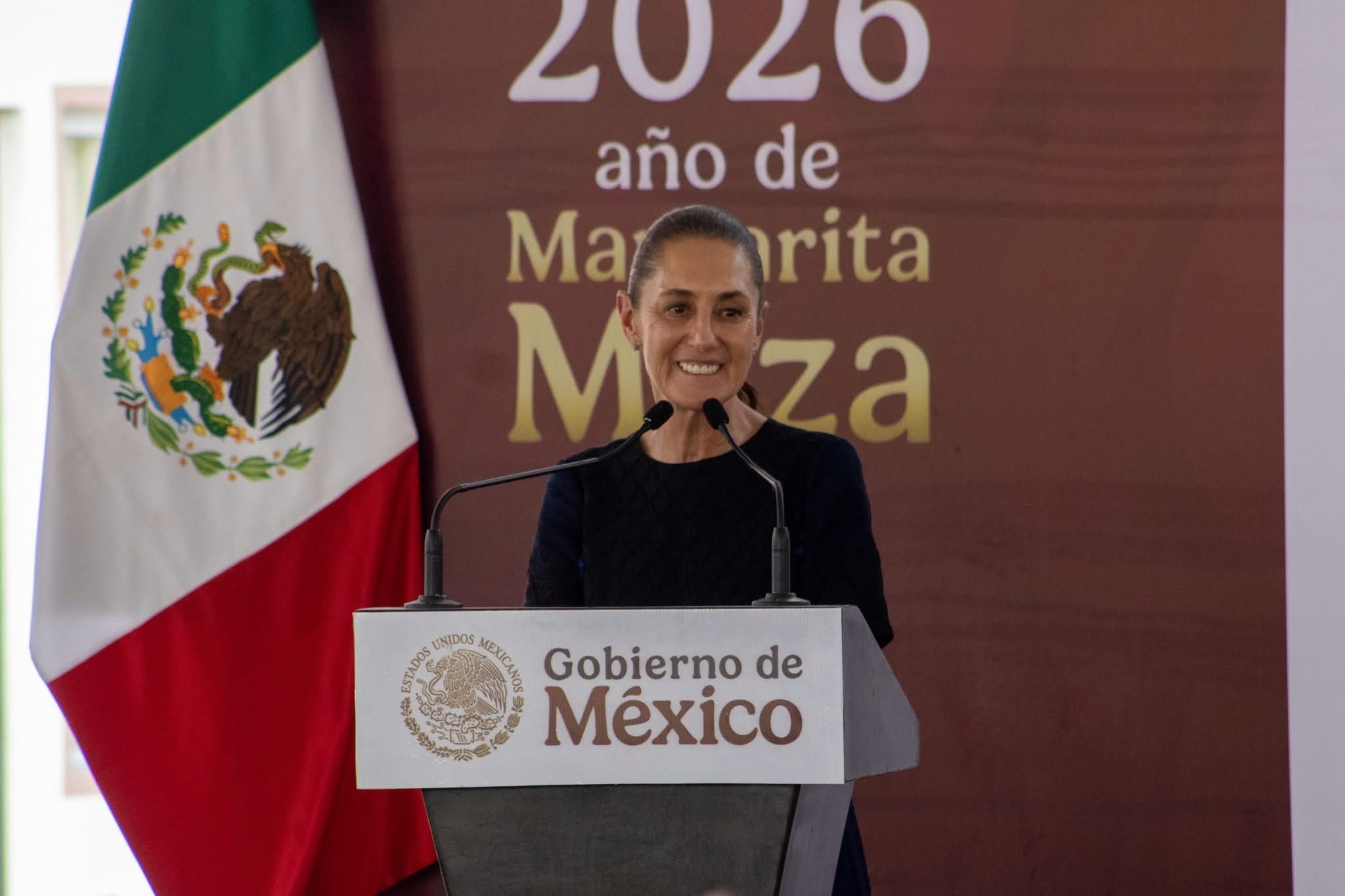 Claudia Sheinbaum está en Ciudad Victoria; supervisará segunda línea del acueducto
