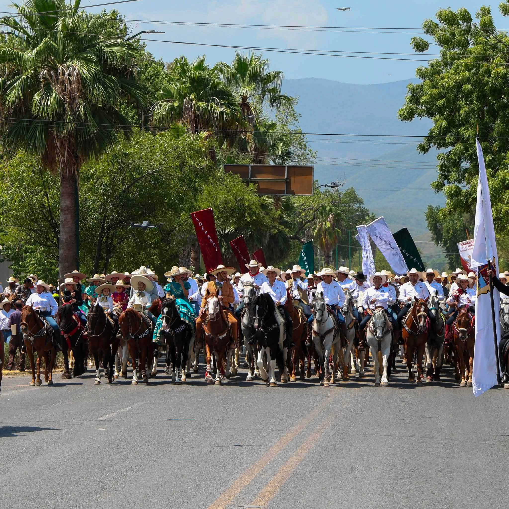 Tamaulipas cabalga unido por la soberanía y la transformación de México