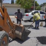 Bacheo en la Miguel Alemán