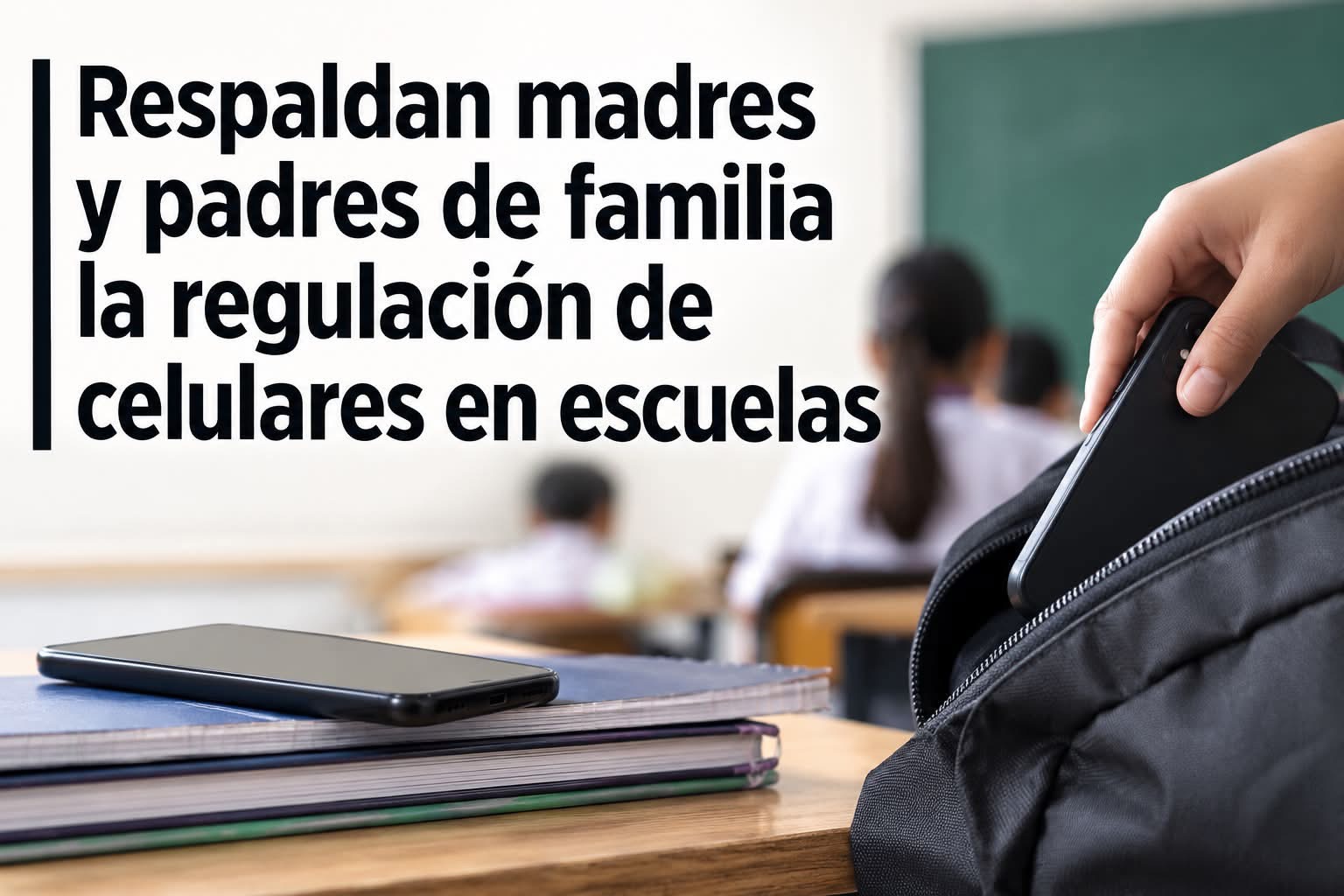 Respaldan madres y padres de familia la regulación de celulares en escuelas