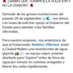🚨 Regidora maderense denuncia que Ayuntamiento de Madero no ha movido bomba para atender inundaciones